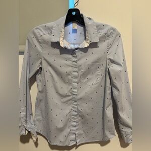 H&M Light Blue Pinstripe Shirt
